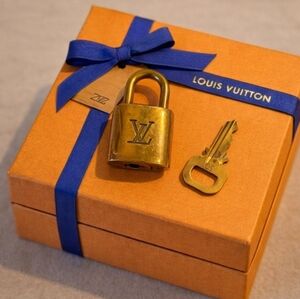Louis Vuitton Brass Padlock with Key #301